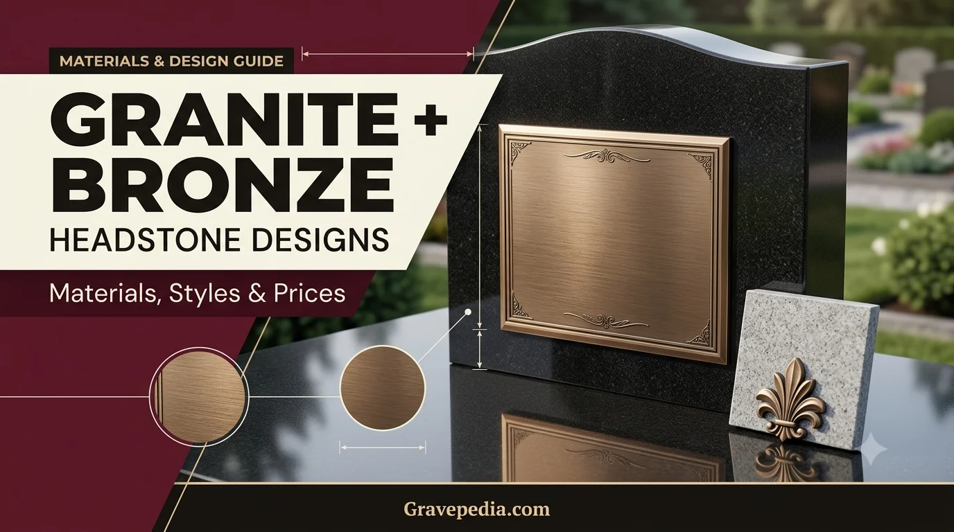 Granite and Bronze Headstone Designs: Materials, Styles and Prices