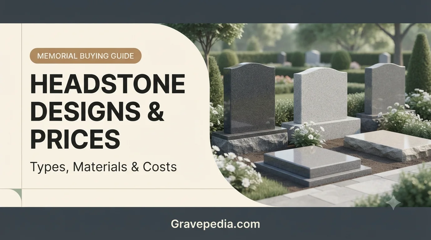 Headstone Designs and Prices: Types, Materials and Costs