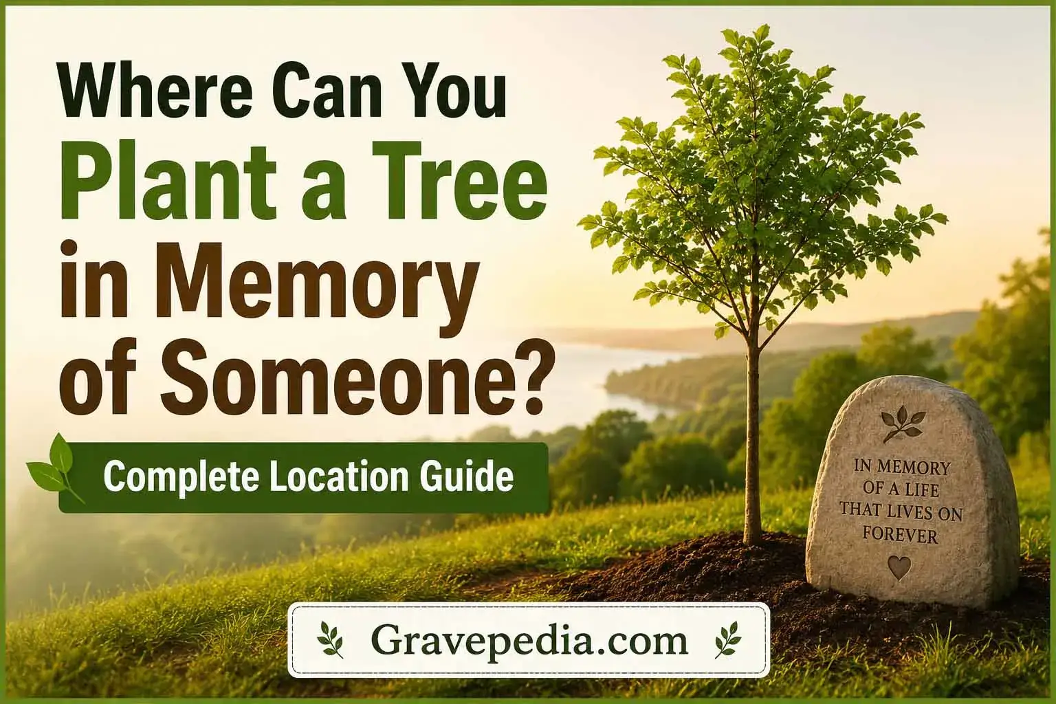 Where Can You Plant a Tree in Memory of Someone? Complete Location Guide
